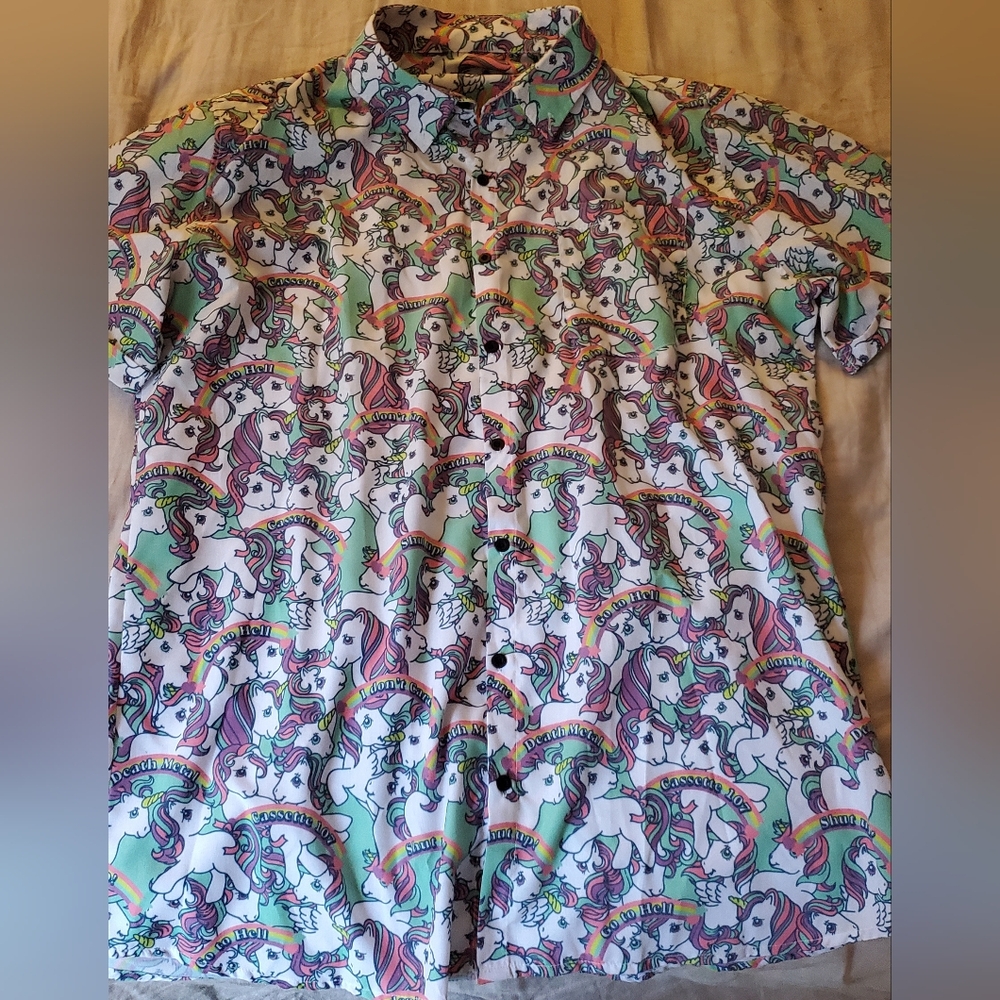 My Little Pony Alternative Button Up XL
